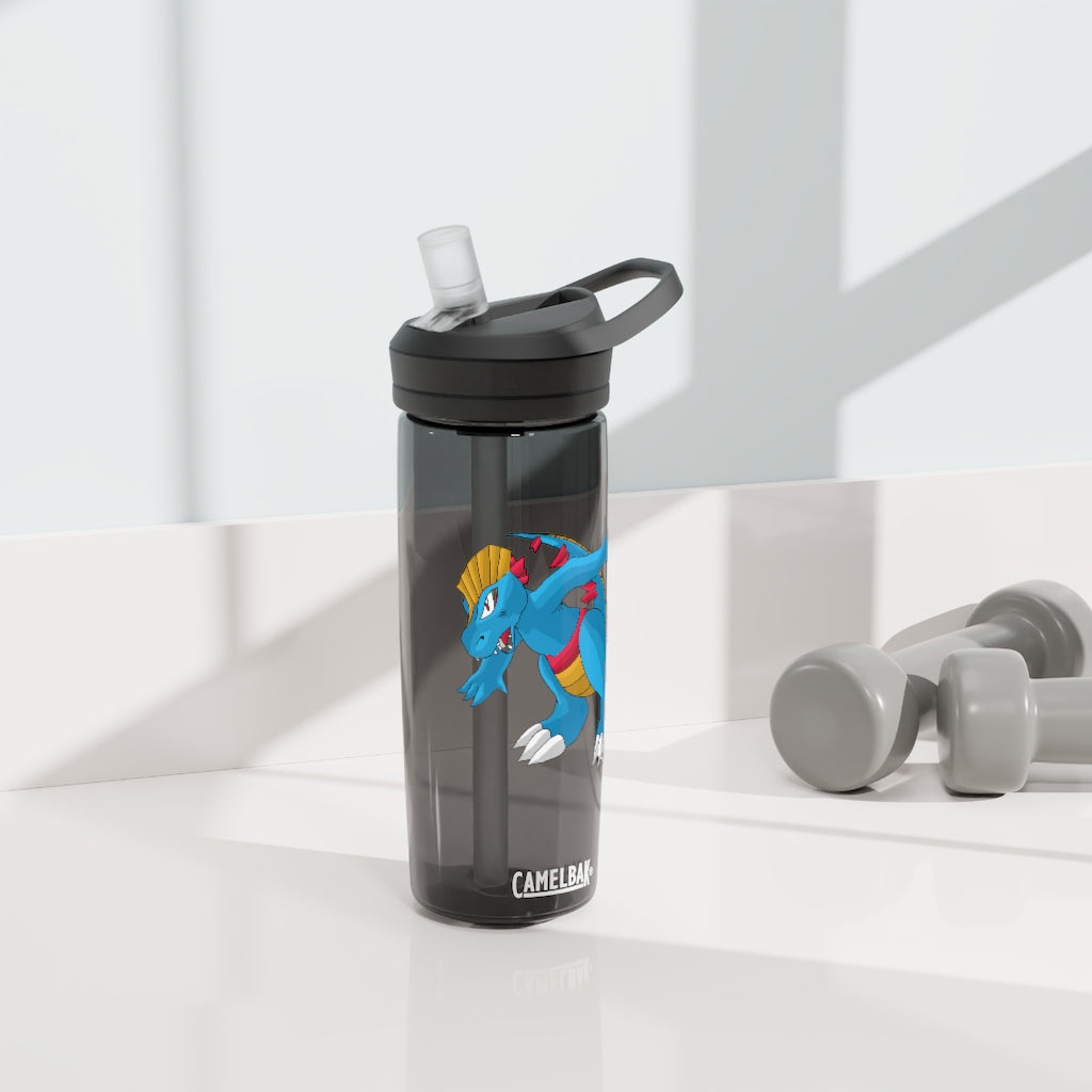 Blastdile CamelBak Eddy® Water Bottle in 20oz and 25oz sizes, showcasing its durable Tritan™ material and spill-proof design.